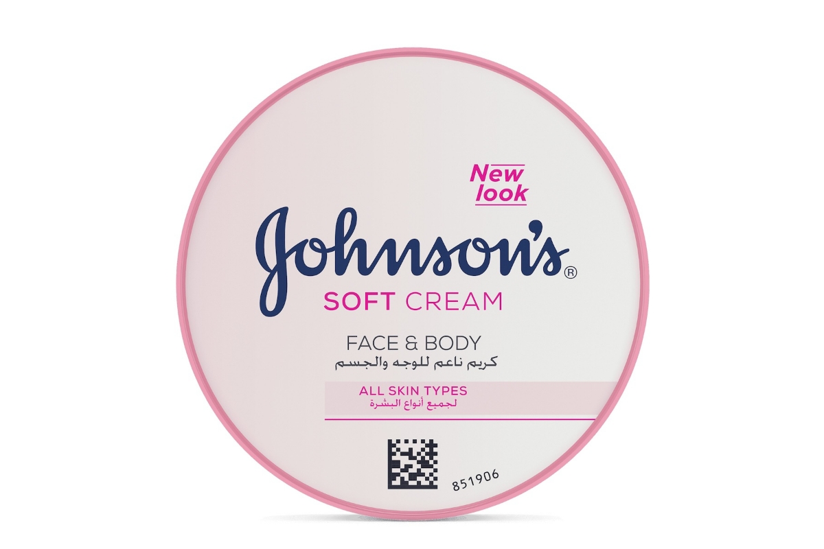 کرم نرم‌کننده و مرطوب‌کننده ۲۴ ساعته جانسون  JOHNSON'S® 24-Hour Moisture Soft Cream – 200 ml
