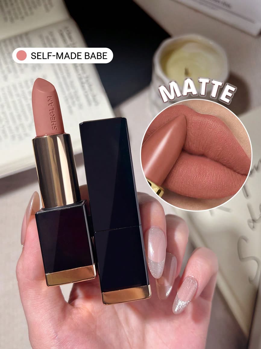 رژلب مات شیگلم مدل Self-Made Babe