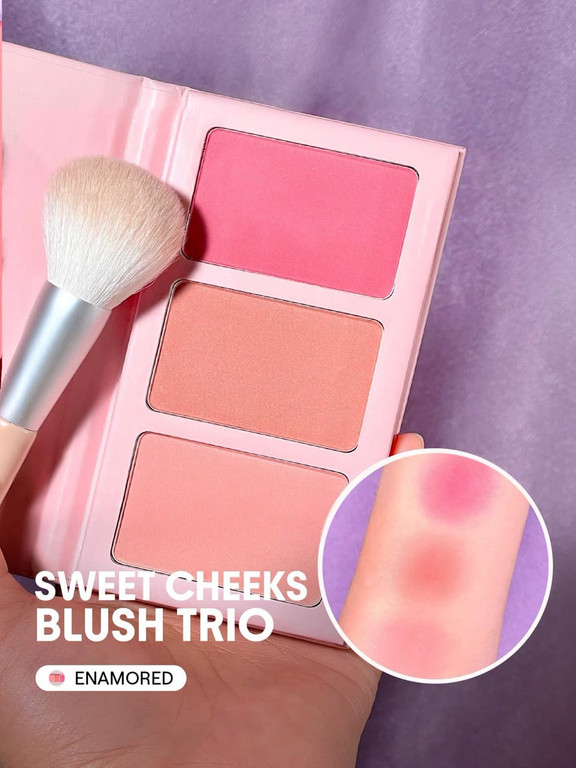 پالت سایه سهتایی شیگلم مدل Sweet Cheeks